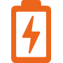 Icono de bateria cargada
