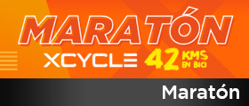 Tipo de clase de spinning xcycleMaratón